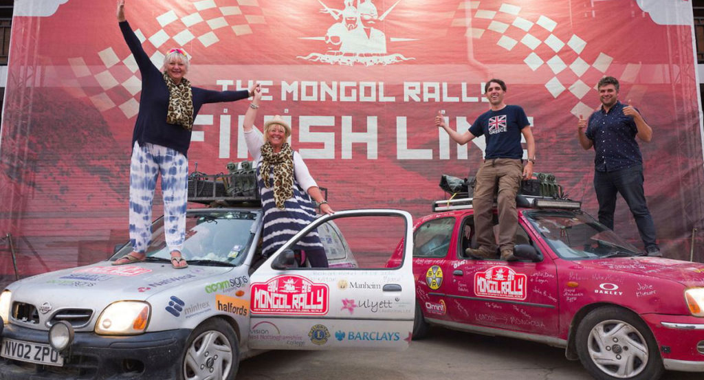 Mongol Rally Finish Line