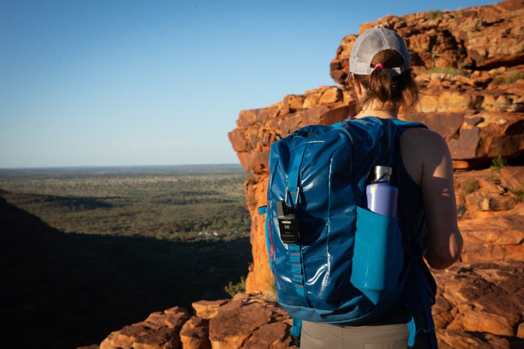 Gilroy family hiking with inReach Mini