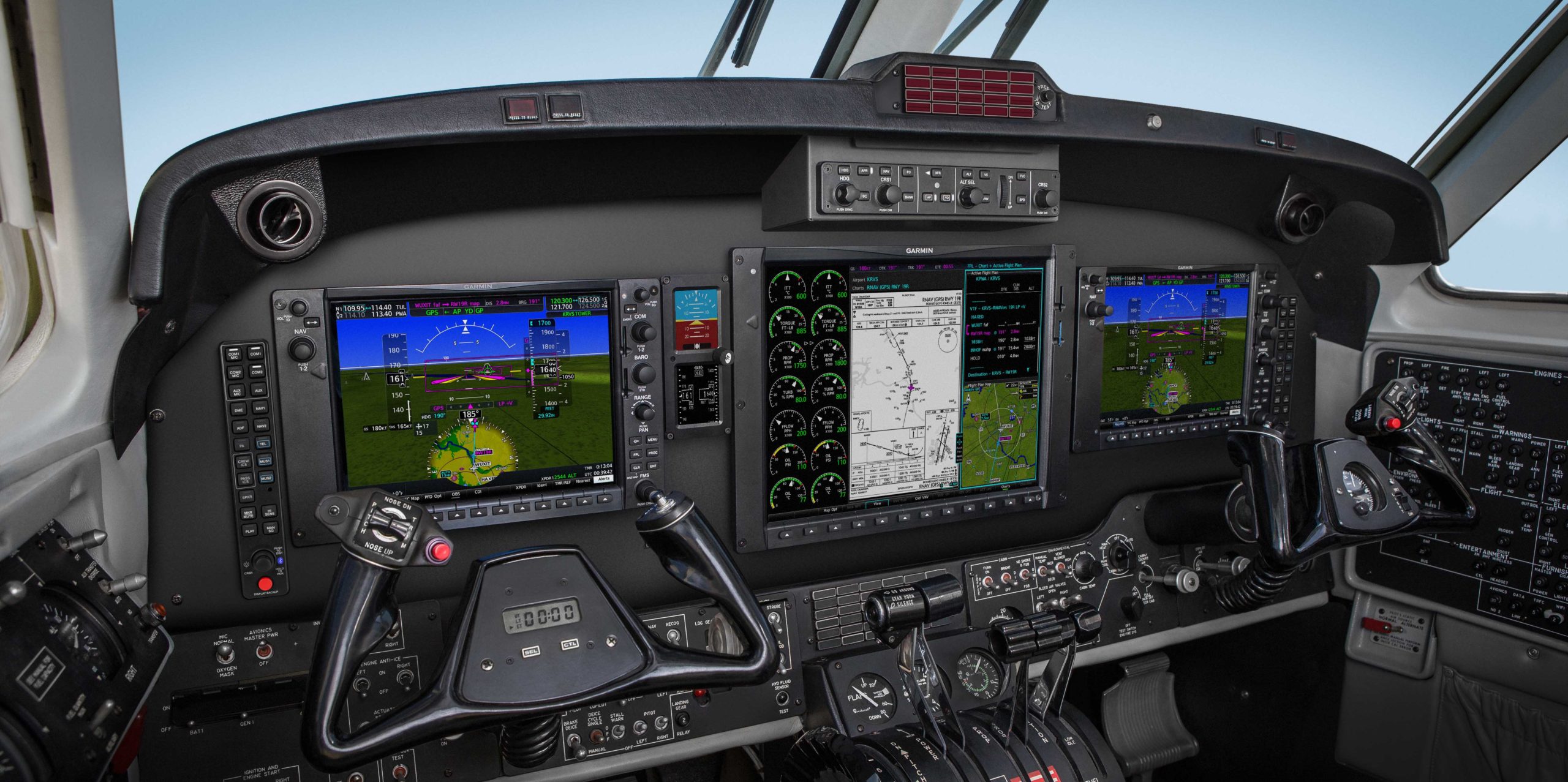 G1000 NXi Adds Integration With Blackhawk Engine+ for King Air King Air 350 | Garmin Blog